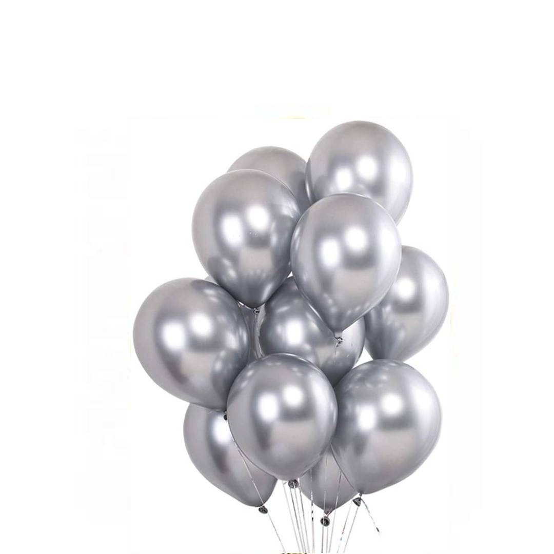 GSD METALLIC SILV BALLOONS