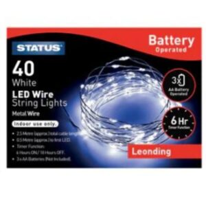 LEONDING 40 WIRE LED C/W IN BP TMR LIGHT