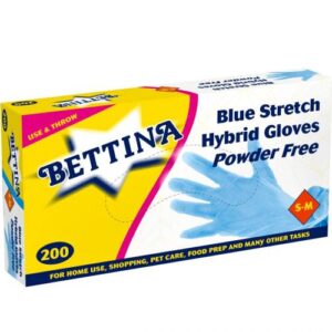 BETTINA GLOVES BLUE SMALL