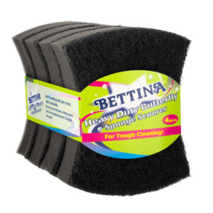 BETTINA HEAVY DUTY BUTTERFLY SPONGE SCOURER PER PK