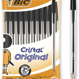 BIC PENS CRISTAL 4PK BLACK