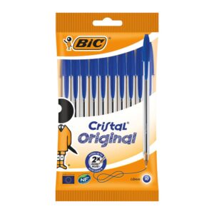 BIC PENS CRISTAL 4PK BLUE