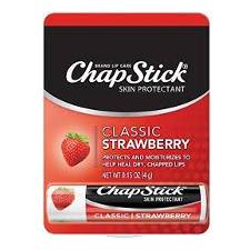 CHAPSTICK LIP BALM STRAWBERRY 4G