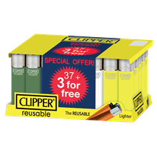 CLIPPER PROMO 37+3 FREE 1X40