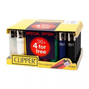 CLIPPER REUSABLE LIGHTER-MINI 36+4