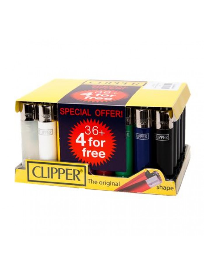 CLIPPER REUSABLE LIGHTER-MINI 36+4