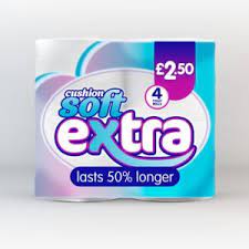 CUSHION SOFT EXTRA 4 PACK TR £2.5