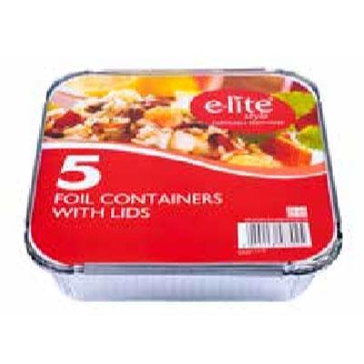 E-LITE FOIL CONTAINERS & LIDS