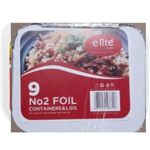 E-LITE NO2 FOIL CONTAINERS & LIDS