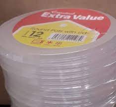 EV MICRO 2OZ ROUND POTS+LIDS PK12