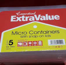 EV MICRO BOXES+LIDS 650CC PK5