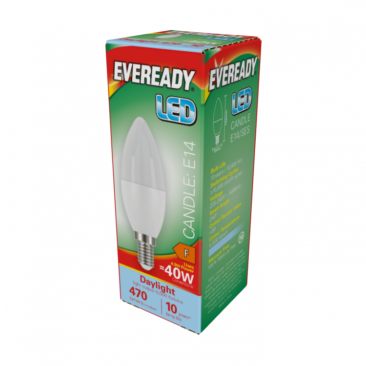 EVEREADY LED CANDLE E14 DL-470LM