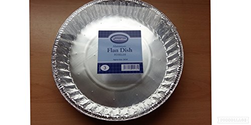 FOIL PK3 EX LGE DEEP FLAN DISH 29CM