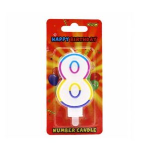 CANDLES NUMBER "8" GSD