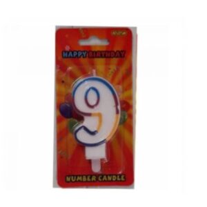 CANDLES NUMBER "9" GSD