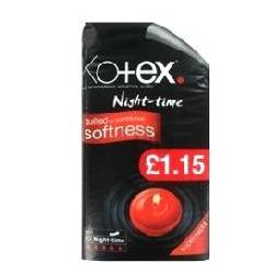 KOTEX MAXI NIGHT TIME PADS 10S