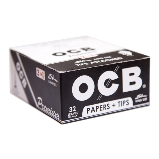 OCB BLACK COMBI PREMIUM PAPER+TIPS 32