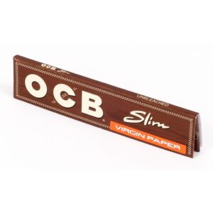 OCB BROWN VIRGIN KING SLIM UNBLEACHED PAPER