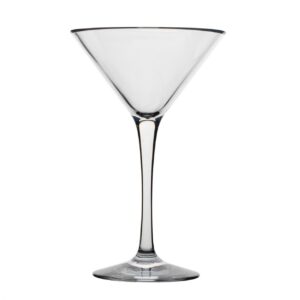 PLASTIC MARTINI GLASSES 8 OZ PK6
