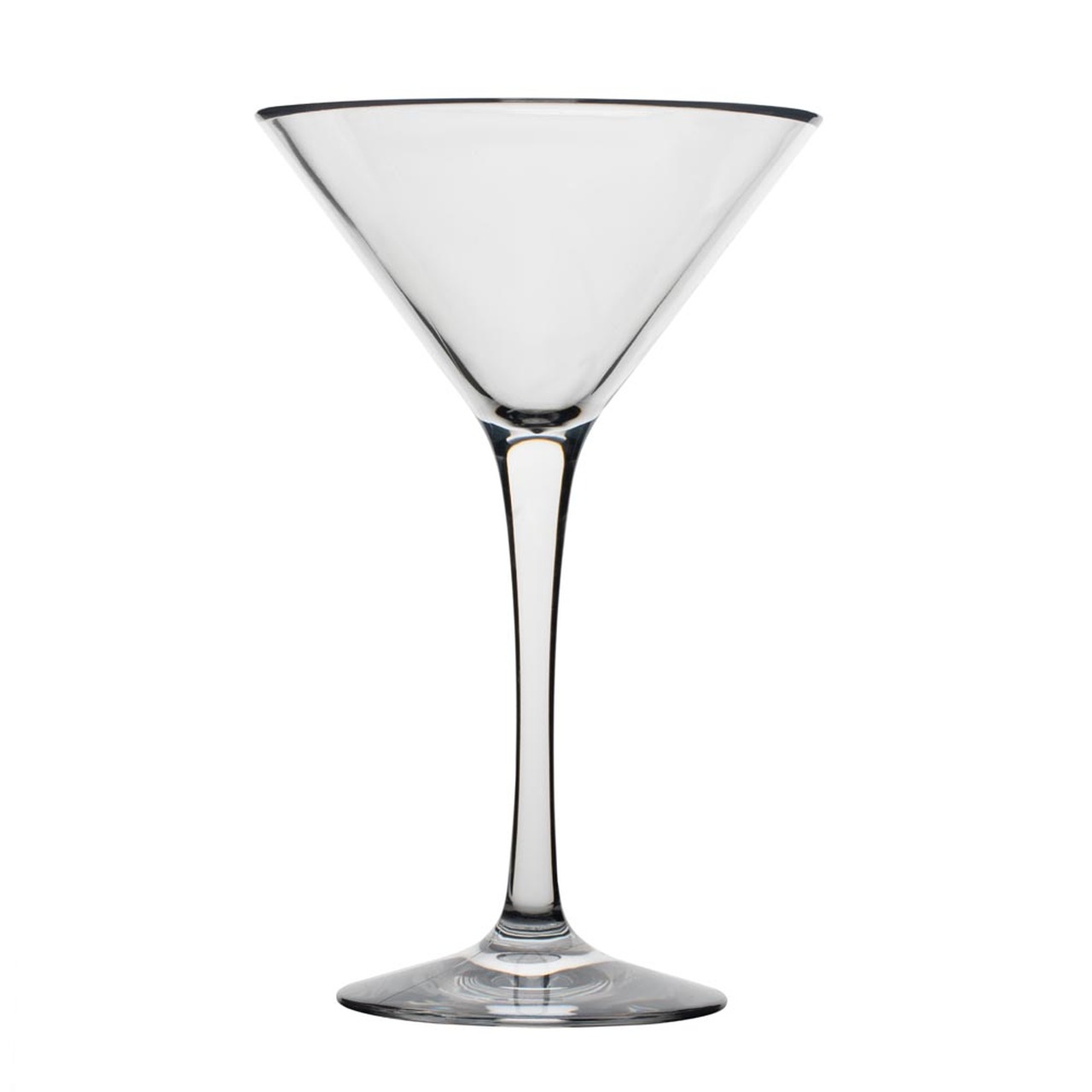 PLASTIC MARTINI GLASSES 8 OZ PK6