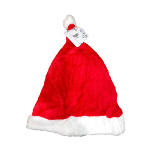 PLUSH SANTA HAT WITH HANG TAG