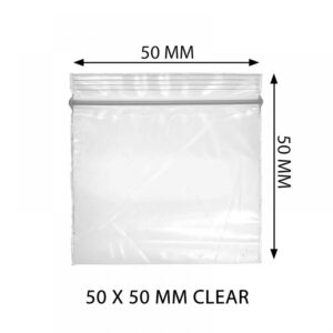 POLY GRIP LOCK CLEAR BAGS