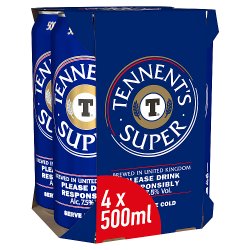 TENNENTS SUPER CANS 7.5%%
