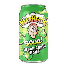 WARHEADS GREEN APPLE SODA