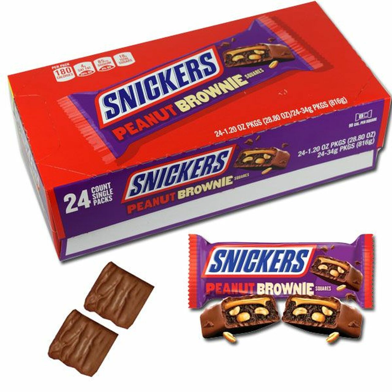 SNICKERS PEANUT BROWNIE