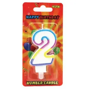 CANDLES NUMBER "2" GSD