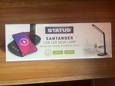 SANTANDER BLACK 4W W/CHARGING D/LAMP