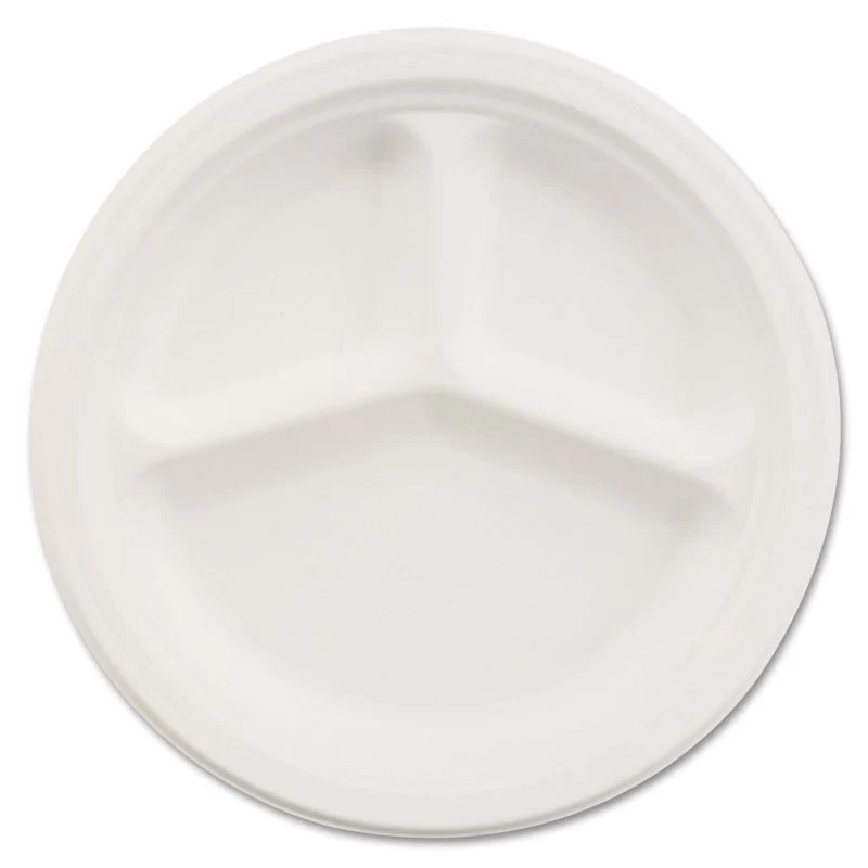DELIGHT 10" -3 COMP PLASTIC PLATES 6PK
