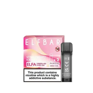 ELF BAR ELFA PREFILLED STRAWBERRY ICE CREAM