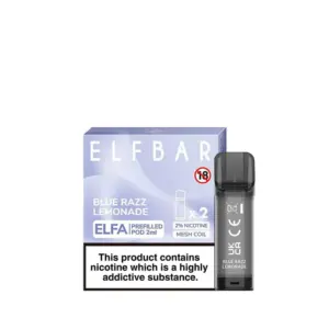 ELF BAR ELFA PREFILLED BLUE RAZZ LEMONADE