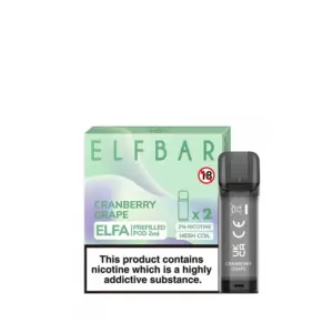 ELF BAR ELFA PREFILLED CRANBERRY GRAPE
