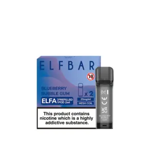 ELF BAR ELFA PREFILLED BLUEBERRY BUBBLE GUM