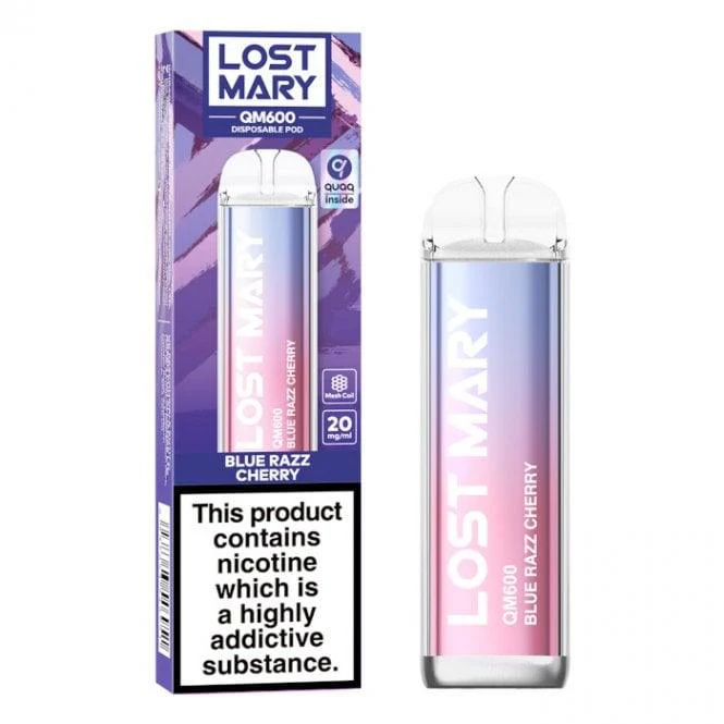 LOST MARY QM600 BLUE RAZZ CHERRY