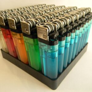 GSD ELECTRONIC REFILLABLE TRANSPARENT LIGHTER