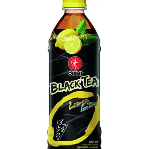 OISHI GREEN TEA BLACK TEA LEMON