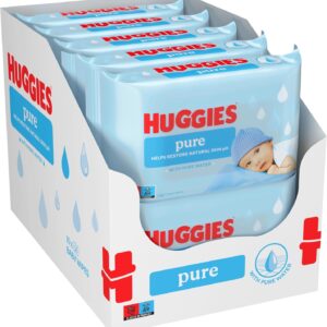 HUGGIES BABY WIPES PURE 99% WATER 56'S