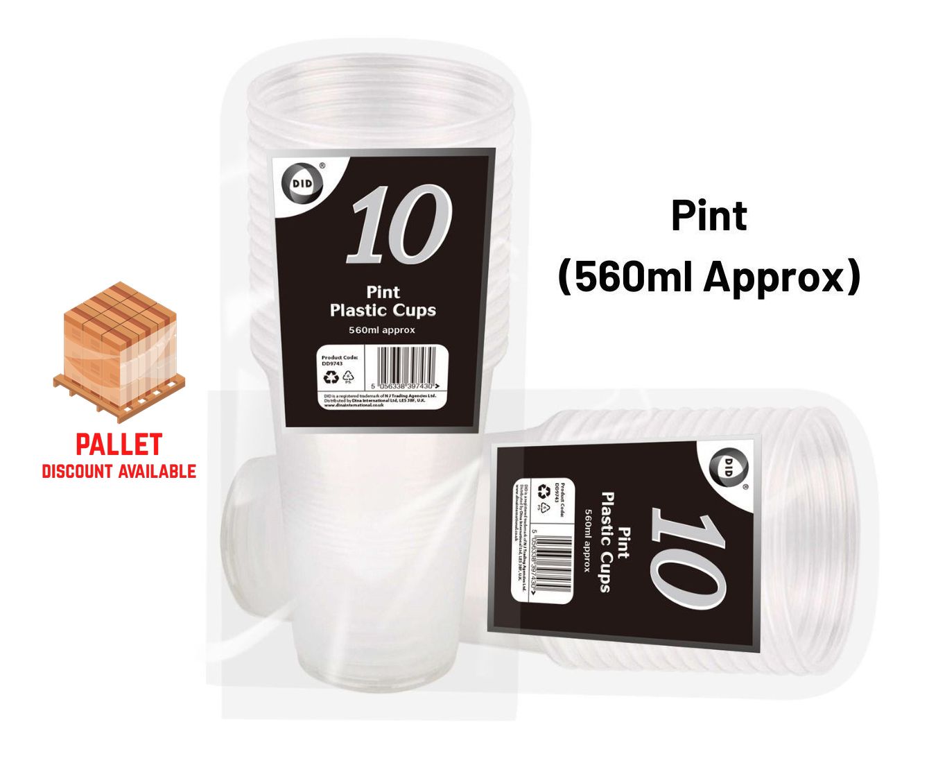 1 PINT TUMBLERS 10PK