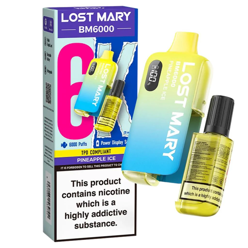 LOST MARY BM6000 PINEAPPLE ICE