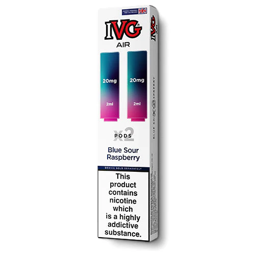 IVG AIR PODS PACKS BLUE SOUR RASPBERRY