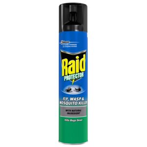 RAID PROTECTOR FLY WASP & MOSQUITO KILLER 300ML