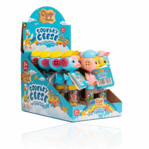 CANDY PARADISE SQUEAKY GEESE TOY WITH CANDY