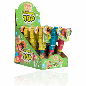 CANDY PARADISE SPINNING TOP TOY WITH CANDY