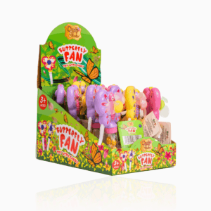 CANDY PARADISE BUTTERFLY FAN TOY WITH CANDY