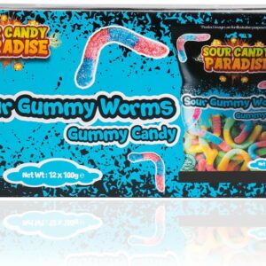 SOUR CANDY PARADISE SOUR GUMMY WORMS