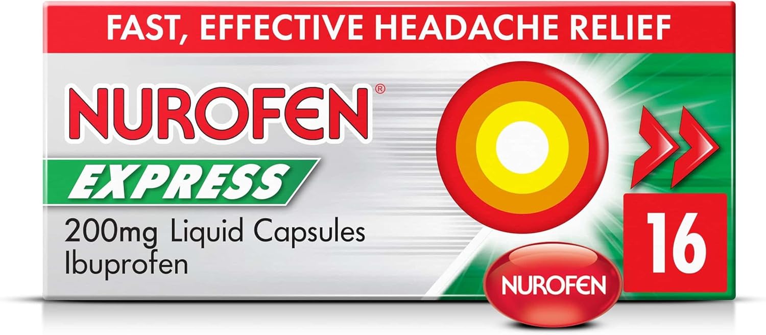 NUROFEN EXPRESS LIQUID CAPSULES 10'S