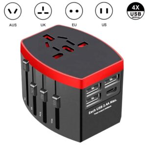 GADZ ALL IN 1 WORLD TRAVEL ADAPTER/CHARGER
